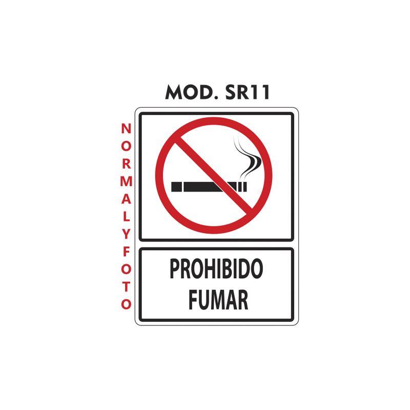 Señal: Prohibido fumar